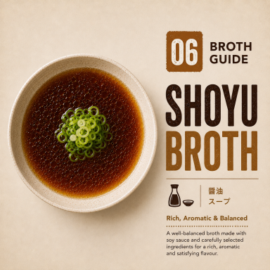 Shoyu Broth at Asian Noodles Kitchen in Utrecht